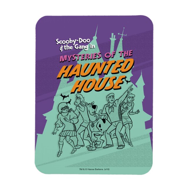 Scooby-Doo and the Gang "Haunted House" Magnet (Vertical)