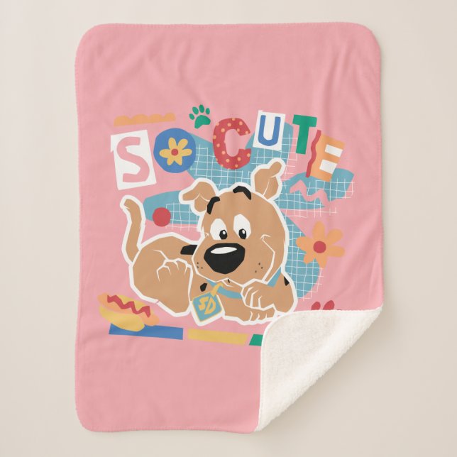 Scooby-Doo | Baby Scooby-Doo So Cute Sherpa Blanket (Front)