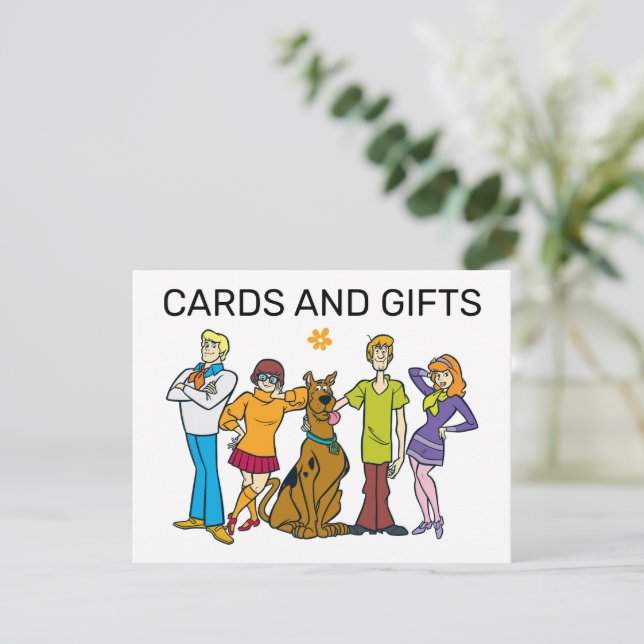 Scooby-Doo Birthday Cards & Gifts Sign (Standing Front)