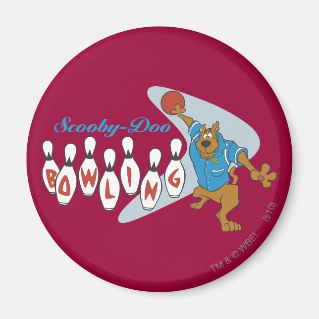 Scooby-Doo Bowling Magnet (Front)