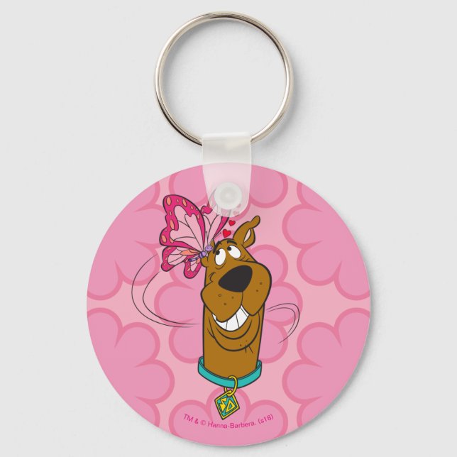 Scooby-Doo Butterfly Kisses Keychain (Front)