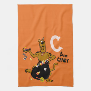 Scooby-Doo C is for Candy Kitchen Towel