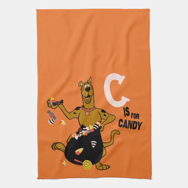 Scooby-Doo | C is for Candy Kitchen Towel (Vertical)
