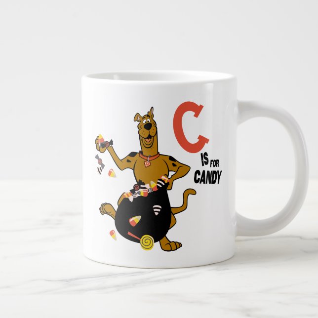 Scooby-Doo | C is for Candy Large Coffee Mug (Right)