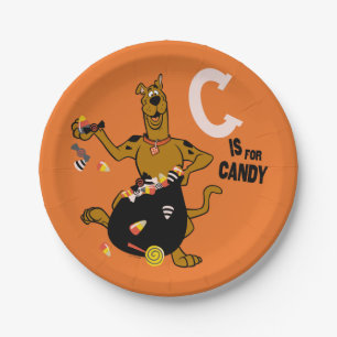 Scooby-Doo C is for Candy Paper Plate