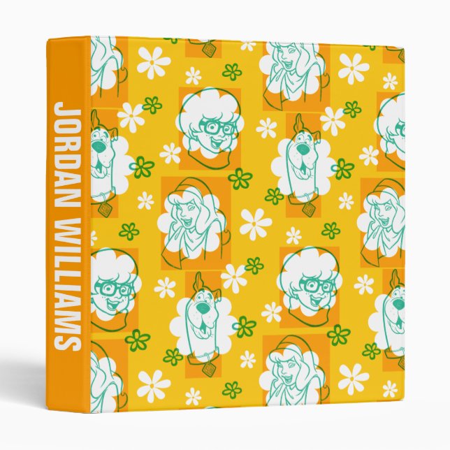 Scooby-Doo | Character Floral Add Your Name Binder (Front/Spine)