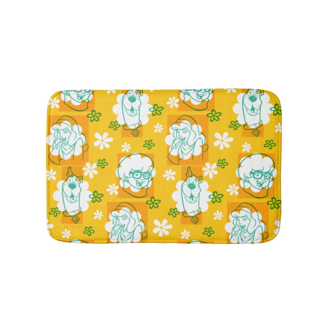 Scooby-Doo | Character Floral Pattern Bath Mat (Front)