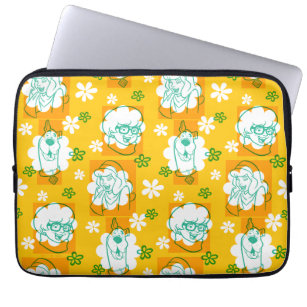 Scooby-Doo   Character Floral Pattern Laptop Sleeve