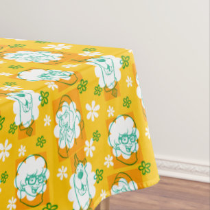 Scooby-Doo Character Floral Pattern Tablecloth