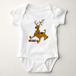 Scooby-Doo Christmas Holiday Antlers Baby Bodysuit