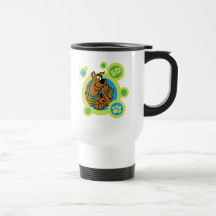 Scooby-Doo Circles SD Badge Travel Mug