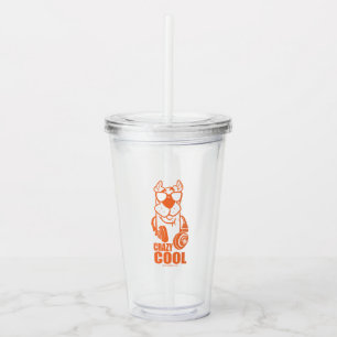 Scooby-Doo "Crazy Cool" Headphone Graphic Acrylic Tumbler