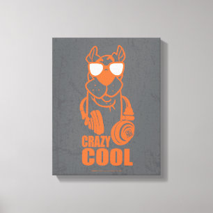 Scooby-Doo "Crazy Cool" Headphone Graphic Canvas Print