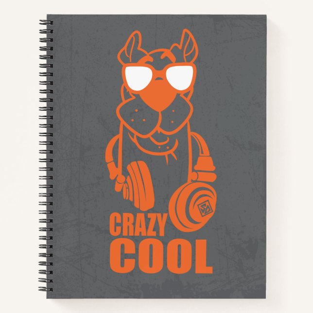 Scooby-Doo "Crazy Cool" Headphone Graphic Notebook (Front)
