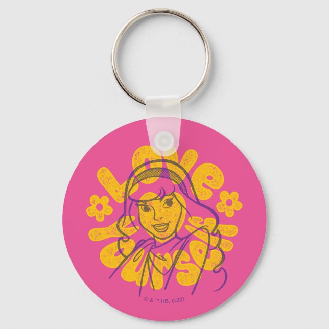 Scooby-Doo | Daphne Love Yourself Keychain (Front)