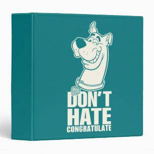 Scooby-Doo "Don't Hate, Congratulate" Graphic Binder
