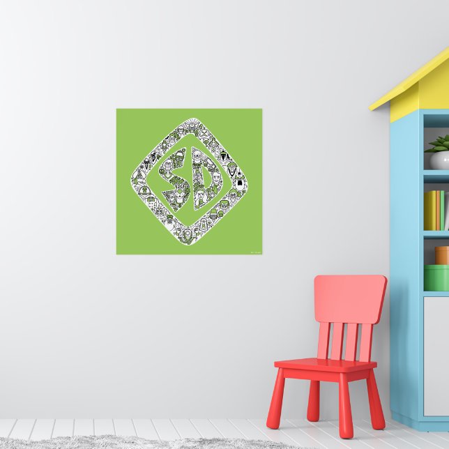 Scooby-Doo Doodle Art Poster (Nursery 1)