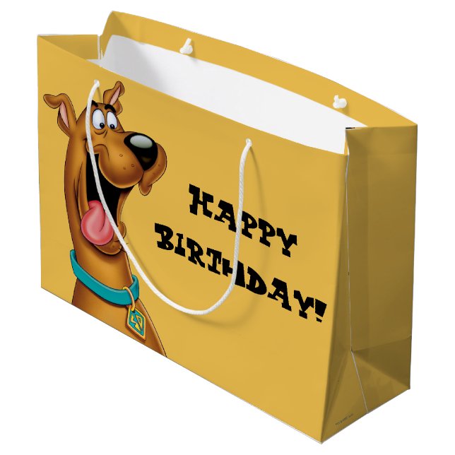 Scooby-Doo Excited Face Large Gift Bag (Back Angled)