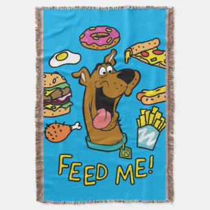 Scooby-Doo Feed Me! Throw Blanket