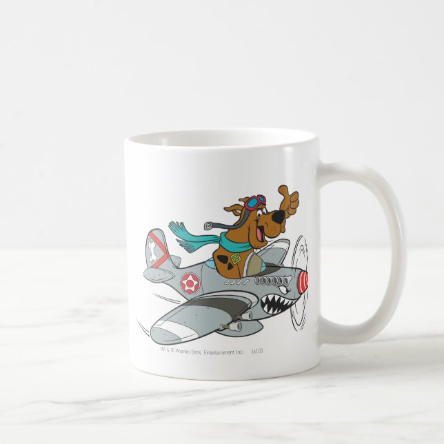 Scooby-Doo Flying Plane Coffee Mug (Right)