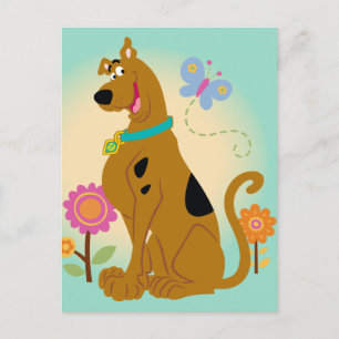 Scooby-Doo Following Butterfly Postcard