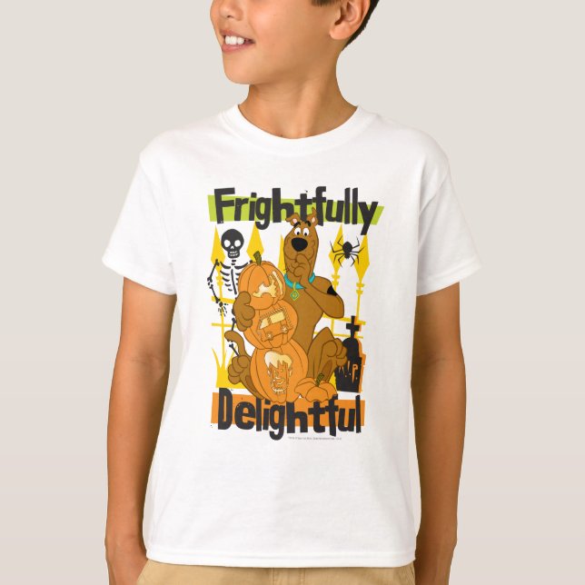 Scooby-Doo Frightfully Delightful T-Shirt (Front)
