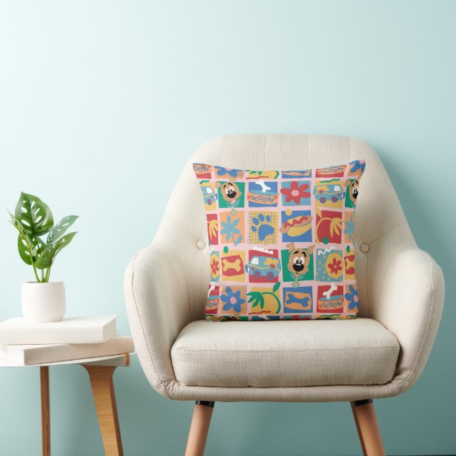 Scooby-Doo | Fun Baby Pattern Throw Pillow (Chair)
