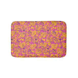 Scooby-Doo   Funky Flower Pattern Bath Mat
