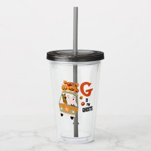 Scooby-Doo G is for Ghosts Acrylic Tumbler