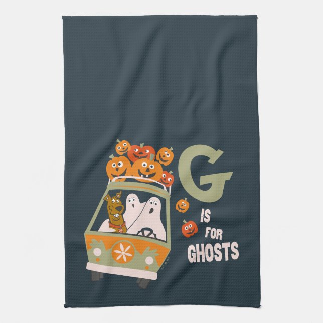 Scooby-Doo | G is for Ghosts Kitchen Towel (Vertical)