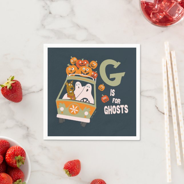 Scooby-Doo | G is for Ghosts Napkin (Insitu)