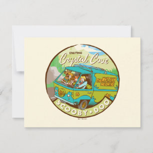 Scooby-Doo Gang Driving Through "Crystal Cove" Card