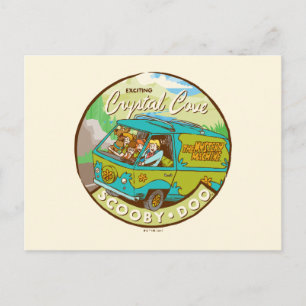 Scooby-Doo   Gang Driving Through "Crystal Cove" Postcard