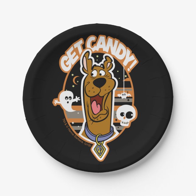 Scooby-Doo | Get Candy! Paper Plate (Front)