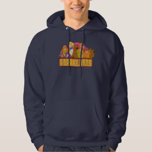 Scooby-Doo   "Groovy Gang" Retro Cartoon Graphic Hoodie