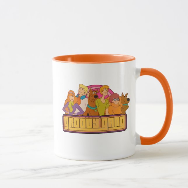 Scooby-Doo | "Groovy Gang" Retro Cartoon Graphic Mug (Right)