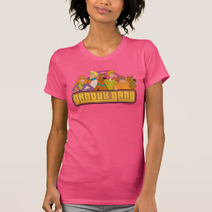 Scooby-Doo   "Groovy Gang" Retro Cartoon Graphic T-Shirt