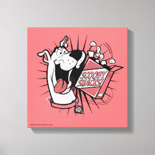 Scooby-Doo Halftone Scooby Snacks Canvas Print