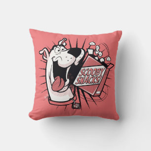 Scooby-Doo Halftone Scooby Snacks Throw Pillow