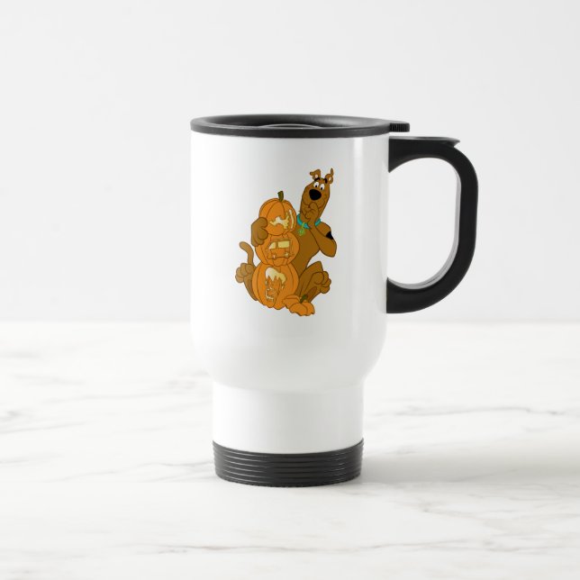 Scooby-Doo | Halloween Jack-O-Lantern Travel Mug (Right)