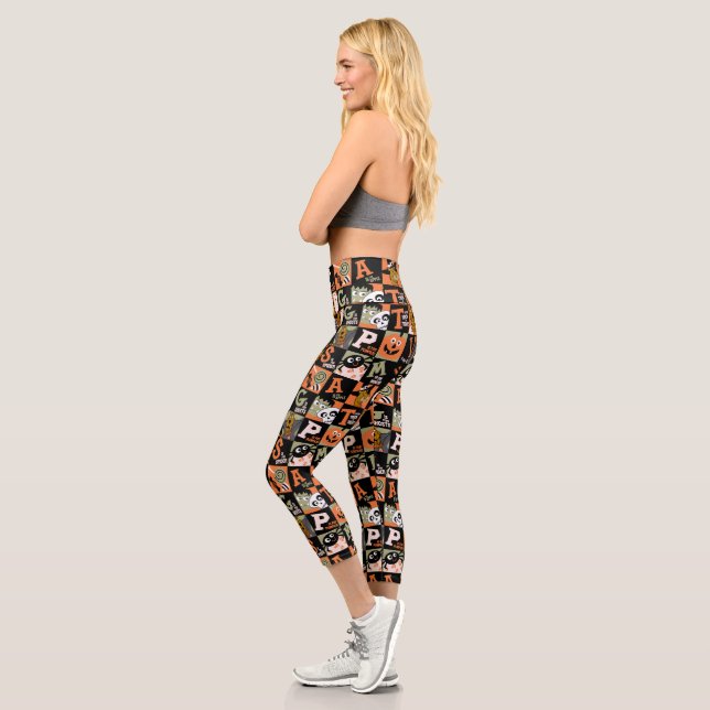 Scooby-Doo | Halloween Pattern Capri Leggings (Left)