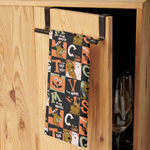 Scooby-Doo Halloween Pattern Kitchen Towel