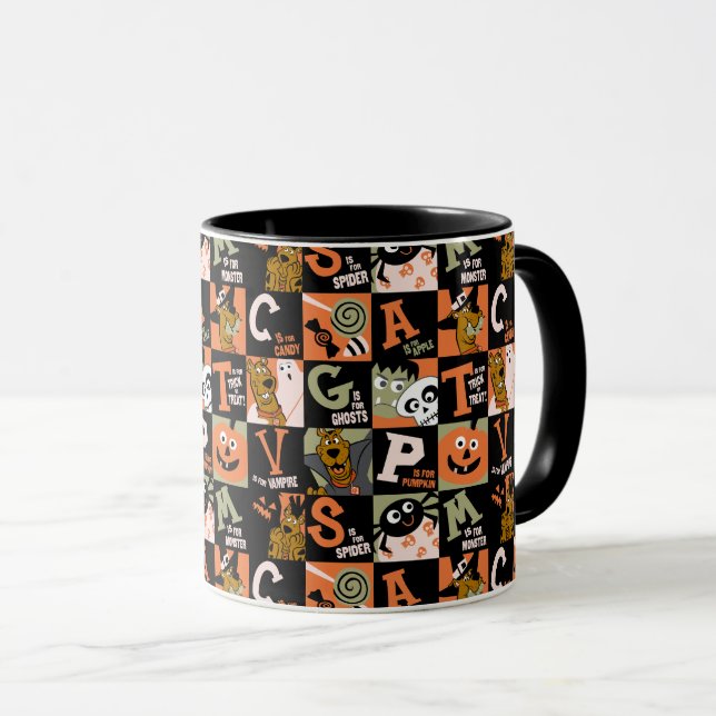 Scooby-Doo | Halloween Pattern Mug (Front Right)