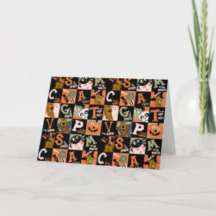 Scooby-Doo   Halloween Pattern Note Card