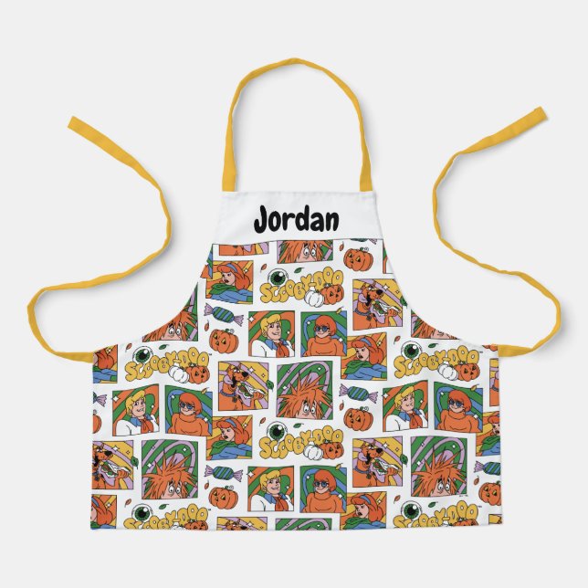 Scooby-Doo Halloween Photos Pattern Apron (Front)