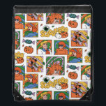 Scooby-Doo Halloween Photos Pattern Drawstring Bag<br><div class="desc">Have a spooky time with this fun Halloween Scooby-Doo pattern, featuring the gang and some festive jack-o-lanterns! Adorn your tables with this design on a custom table cloth, get some festive gift bags with this design, or keep cozy with a fleece blanket! Shop this graphic on even more customizable Zazzle...</div>