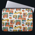 Scooby-Doo Halloween Photos Pattern Laptop Sleeve<br><div class="desc">Have a spooky time with this fun Halloween Scooby-Doo pattern, featuring the gang and some festive jack-o-lanterns! Adorn your tables with this design on a custom table cloth, get some festive gift bags with this design, or keep cozy with a fleece blanket! Shop this graphic on even more customizable Zazzle...</div>