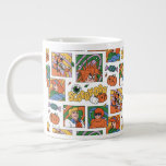 Scooby-Doo Halloween Photos Pattern Large Coffee Mug<br><div class="desc">Have a spooky time with this fun Halloween Scooby-Doo pattern, featuring the gang and some festive jack-o-lanterns! Adorn your tables with this design on a custom table cloth, get some festive gift bags with this design, or keep cozy with a fleece blanket! Shop this graphic on even more customizable Zazzle...</div>