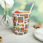 Scooby-Doo Halloween Photos Pattern Paper Cups<br><div class="desc">Have a spooky time with this fun Halloween Scooby-Doo pattern, featuring the gang and some festive jack-o-lanterns! Adorn your tables with this design on a custom table cloth, get some festive gift bags with this design, or keep cozy with a fleece blanket! Shop this graphic on even more customizable Zazzle...</div>