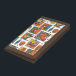 Scooby-Doo Halloween Photos Pattern Trifold Wallet<br><div class="desc">Have a spooky time with this fun Halloween Scooby-Doo pattern, featuring the gang and some festive jack-o-lanterns! Adorn your tables with this design on a custom table cloth, get some festive gift bags with this design, or keep cozy with a fleece blanket! Shop this graphic on even more customizable Zazzle...</div>